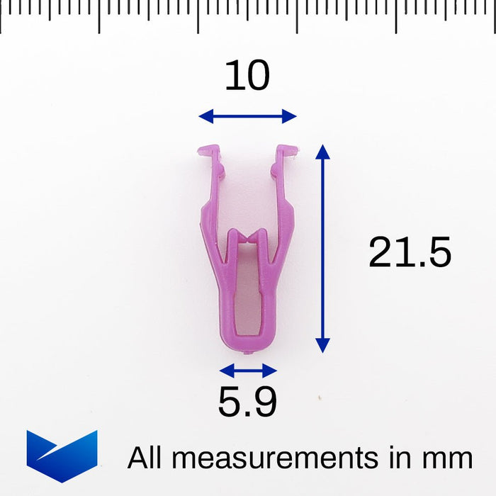 Interior Trim Snap Clips, Toyota 9046712080 - VehicleClips
