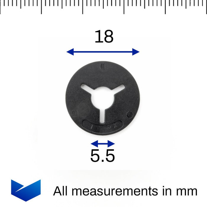 Locking Pin Washer, Porsche 99902523640, 999 - 025 - 236 - 40 - VehicleClips