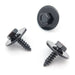 M5 Black SEM Screw with 18mm Washer, BMW 07147129160 - VehicleClips