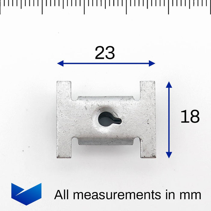 Metal Receiver for Screw, Underbody Shields, Fiat 51747309 - VehicleClips