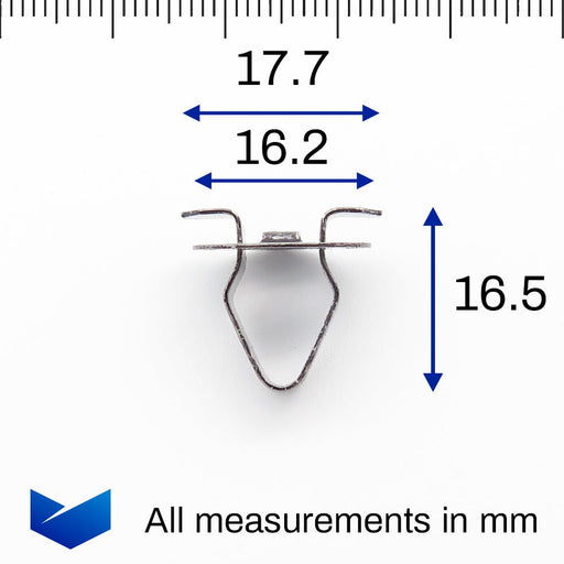 Metal Spring Clip for Interior Trim Panels - Porsche 99950767609 , 999 - 507 - 676 - 09 - VehicleClips