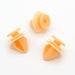 Orange Trim Panel Clips, Citroen 8335TE, 1640638080 - VehicleClips