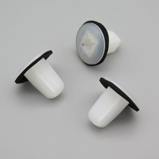 Plastic Lock Nut / Screw Grommet - 9mm Square Hole - Kia 86910 - 22000 - VehicleClips