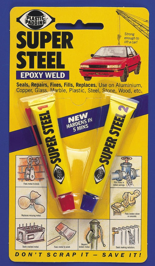 Plastic Padding Super Steel Epoxy Weld - VehicleClips