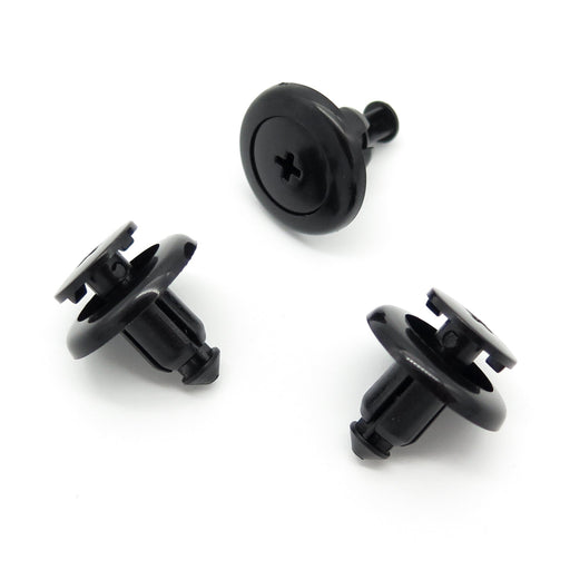 Plastic Push Fit Rivet Trim Clips, Mazda BC1D56145 - VehicleClips