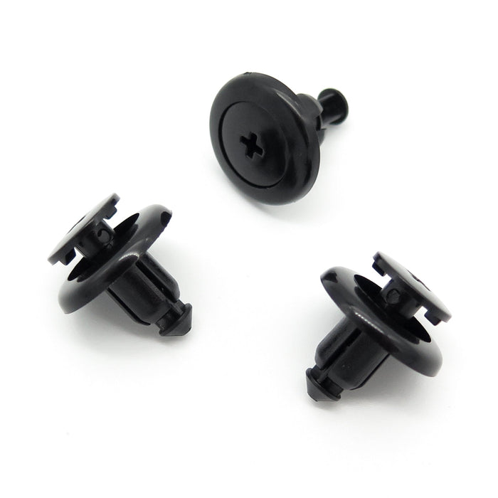 Plastic Push Fit Rivet Trim Clips, Mazda BC1D56145 - VehicleClips