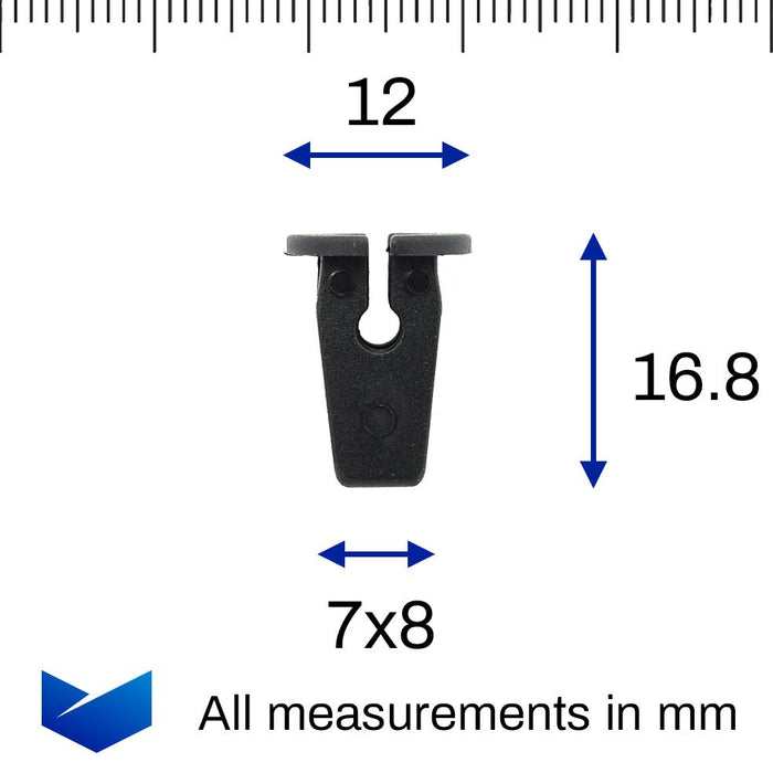 Plastic Screw Grommet / Lock Nut Skoda - 6N0809966A - VehicleClips