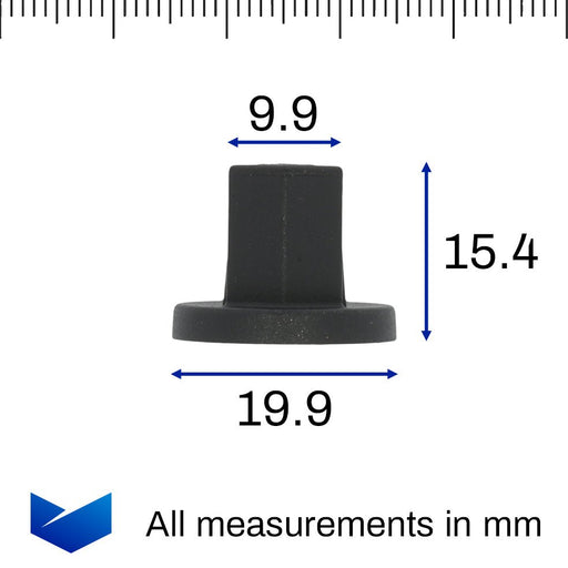 Plastic Wheel Arch Lining & Shield Nut, Vauxhall 11612034 - VehicleClips