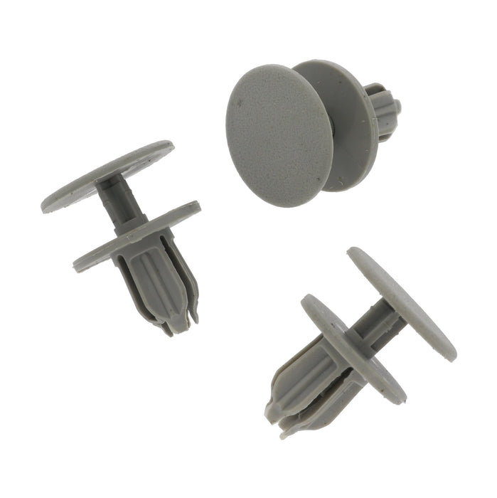 Push Fit Plastic Clip for VW Transporter T7 Van Lining, Light Grey - VehicleClips