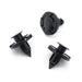 Push Fit Plastic Rivet, 8mm Hole, 20mm Collar, Black, Type A, Maxus C00059723 - VehicleClips