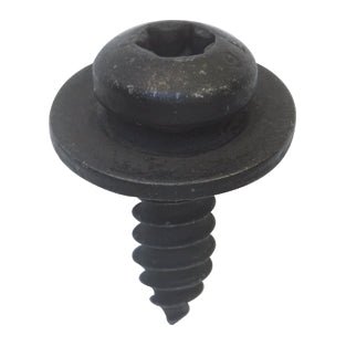 Restagraf - Black Zinc Plated Dome Head Self Tapping Screw With Washer Ø 6,3 X 19 mm Front Fender (Pack of 12 Pieces) - Seat N10512701 / N10 512 701 - VehicleClips