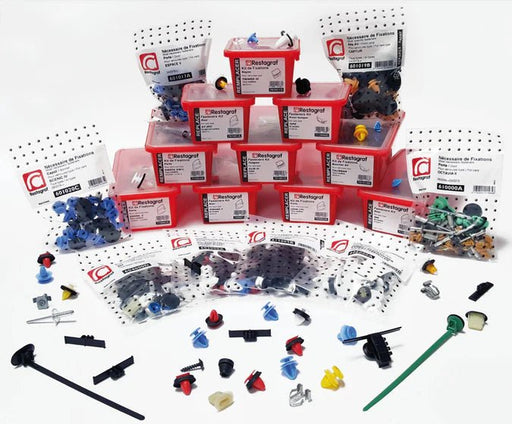 Restagraf Front Wing Fixings & Fasteners - Fitting Kit, 500 (07.2007 → ) , Fiat - VehicleClips