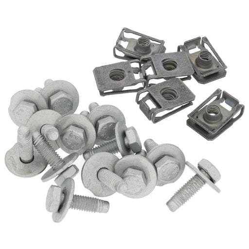 Restagraf Full Engine Undertray Fixings & Fasteners- Fitting Kit, Doblo (07.2022 →) , Fiat - VehicleClips