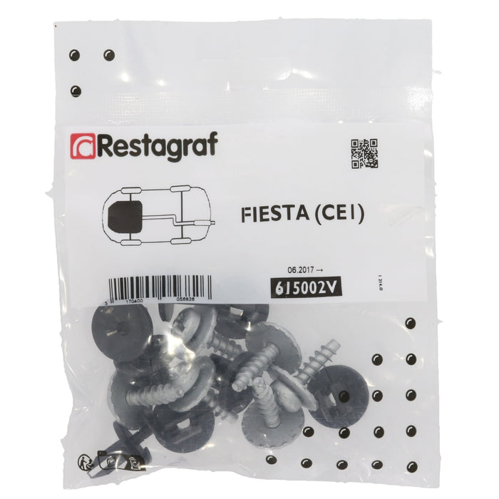Restagraf Full Engine Undertray Fixings & Fasteners- Fitting Kit, Fiesta (06.2017 → 07.2023) , Ford - VehicleClips