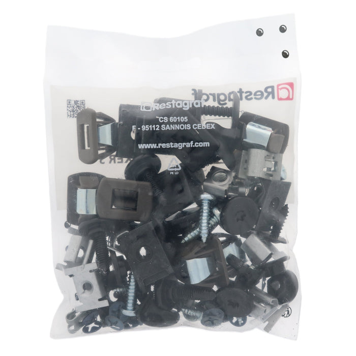 Restagraf Full Front Bumper Fixings & Fasteners- Fitting Kit, Boxer (06.2006 → 07.2014) , Peugeot 6999LK - VehicleClips