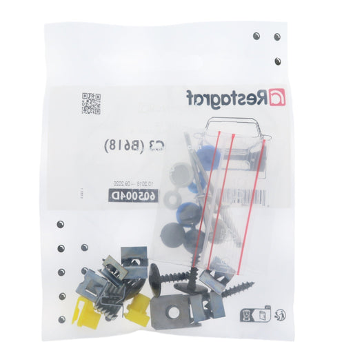 Restagraf Full Front Bumper Fixings & Fasteners- Fitting Kit, C3 (10.2016 → 09.2020) C3 (10.2016 → 09.2020) C3 (09.2020 →) , Citroen 1689113380 - VehicleClips
