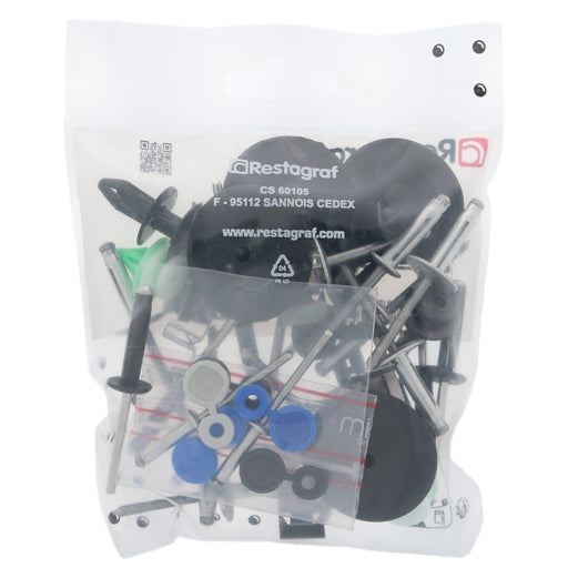 Restagraf Full Front Bumper Fixings & Fasteners- Fitting Kit, Clio , Renault 620106978S, 62 01 069 78S - VehicleClips