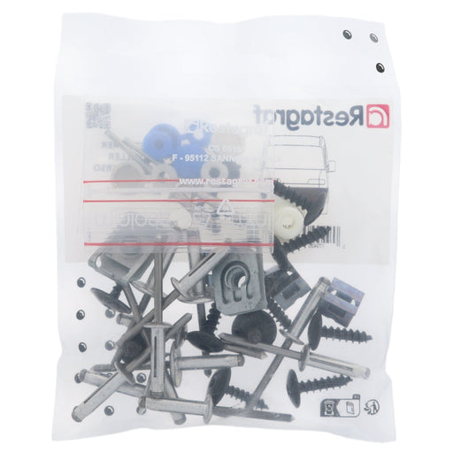 Restagraf Full Front Bumper Fixings & Fasteners- Fitting Kit, Dispatch / Jumpy (06.2016 →) Dispatch / Jumpy (06.2016 →) Dispatch / Jumpy (06.2016 →) Spacetourer (06.2016 →) Spacetourer (06.2016 →) Spacetourer (06.2016 →) , Citroen 1631493080 - VehicleClips