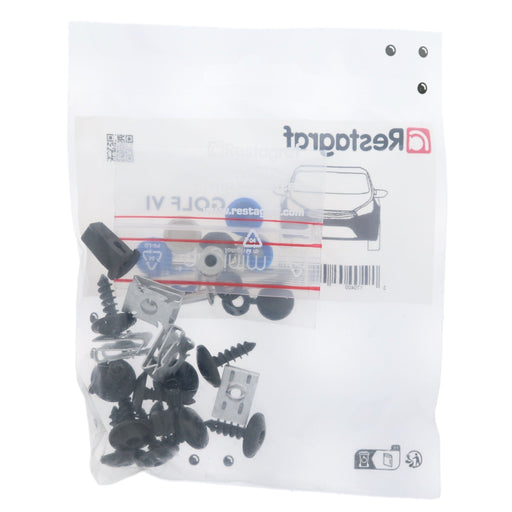 Restagraf Full Front Bumper Fixings & Fasteners- Fitting Kit, Golf (10.2008 → 09.2012) , Volkswagen 5K0898623, 5K0 898 623 - VehicleClips