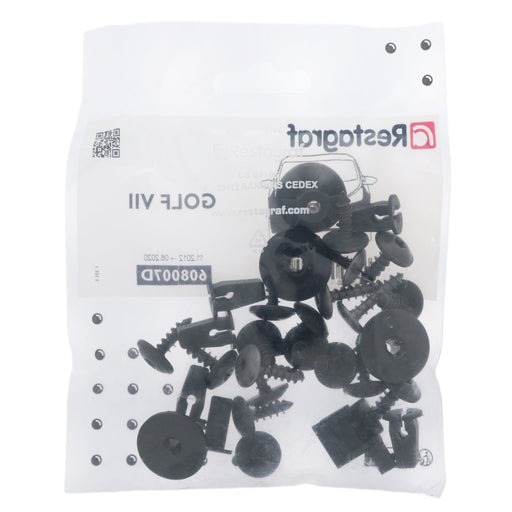 Restagraf Full Front Bumper Fixings & Fasteners- Fitting Kit, Golf (11.2012 → 06.2020) , Volkswagen 5G0898623, 5G0 898 623 - VehicleClips