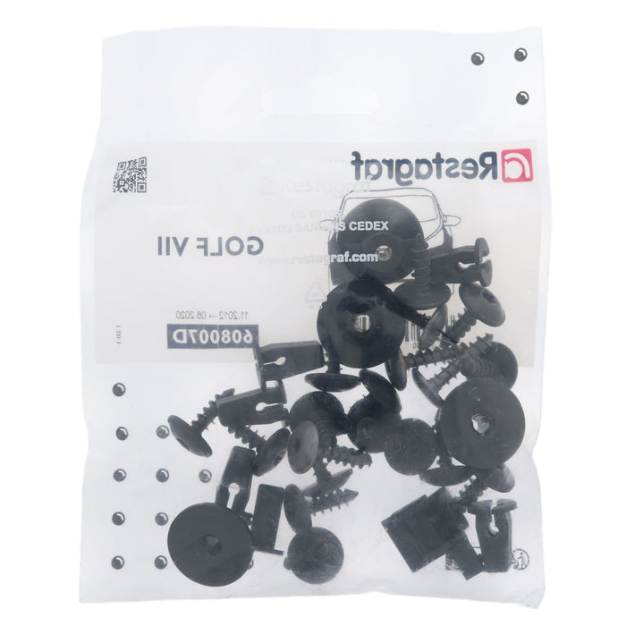 Restagraf Full Front Bumper Fixings & Fasteners- Fitting Kit, Golf (11.2012 → 06.2020) , Volkswagen 5G0898623, 5G0 898 623 - VehicleClips