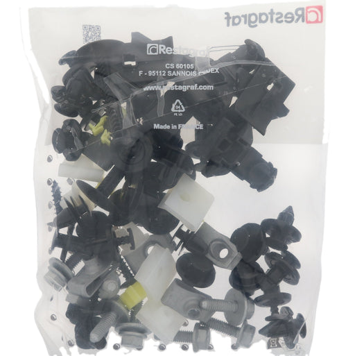 Restagraf Full Front Bumper Fixings & Fasteners- Fitting Kit, Qashqai Qashqai (12.2006 → 02.2014) , Nissan KE980JD100, KE980-JD100 - VehicleClips