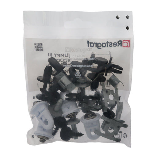 Restagraf Full Front Bumper Fixings & Fasteners- Fitting Kit, Scudo (01.2007 → 09.2016) , Fiat - VehicleClips