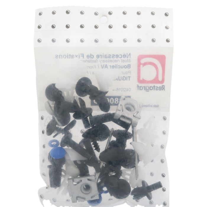 Restagraf Full Front Bumper Fixings & Fasteners- Fitting Kit, Tiguan (03.2016 → 07.2020) Tiguan Allspace , Volkswagen 5NA898623, 5NA 898 623 - VehicleClips