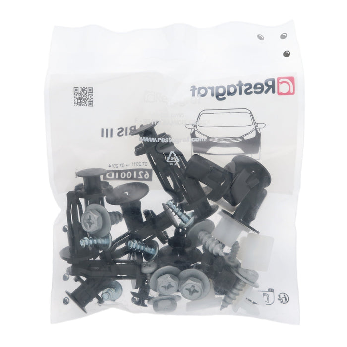 Restagraf Full Front Bumper Fixings & Fasteners- Fitting Kit, Yaris (07.2011 → 07.2014) , Toyota - VehicleClips