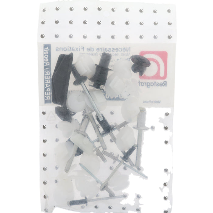 Restagraf Full Front Door Fixings & Fasteners Kit, 106 (09.1991 → 07.2003) 106 (09.1991 → 07.2003) 106 (09.1991 → 07.2003) 106 (09.1991 → 07.2003) , Peugeot 699451 - VehicleClips