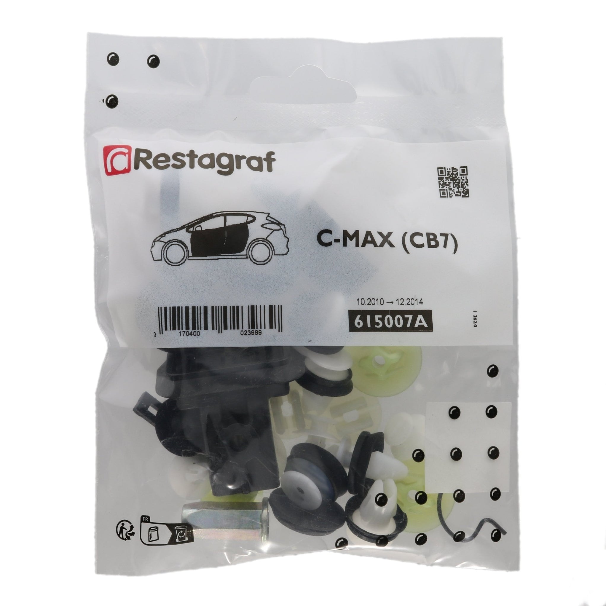 Restagraf Full Front Bumper Fixings & Fasteners- Fitting Kit, C3 Picasso (02.2009 → 07.2017) C3 Picasso (02.2009 → 07.2017) , Citroen 6999LC main image 1