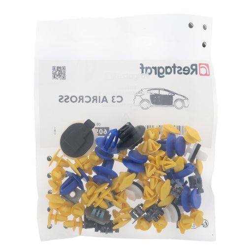 Restagraf Full Front Door Fixings & Fasteners Kit, C3 Aircross (08.2017 →) , Citroen 1678580480 - VehicleClips