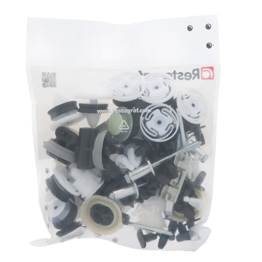 Restagraf Full Front Door Fixings & Fasteners Kit, DS4 (03.2011 → 12.2018) , Citroen 1627161980 - VehicleClips