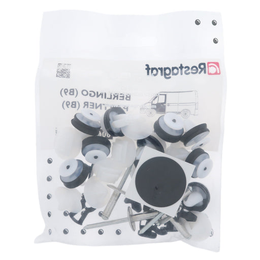 Restagraf Full Front Door Fixings & Fasteners Kit, Partner Van (05.2008 →) , Peugeot 1613182180 - VehicleClips