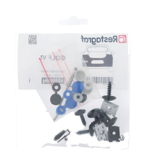 Restagraf Full Rear Bumper Fixings & Fasteners- Fitting Kit, Golf (10.2008 → 09.2012) , Volkswagen 5K6898623, 5K6 898 623 - VehicleClips