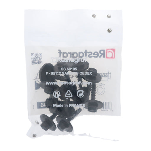 Restagraf - Hexagon Head Self Tapping Screw With Washer Ø 4,2 X 20 Mm Bumper And Wheel Housing Cover (Pack of 12 Pieces) - Ford 5197058 - VehicleClips