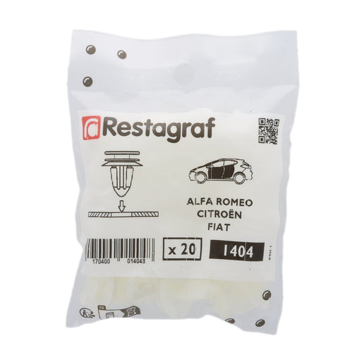 Restagraf - Panel Clip Door Trim (Pack of 20 Pieces) - Citroen 9399W4 - VehicleClips
