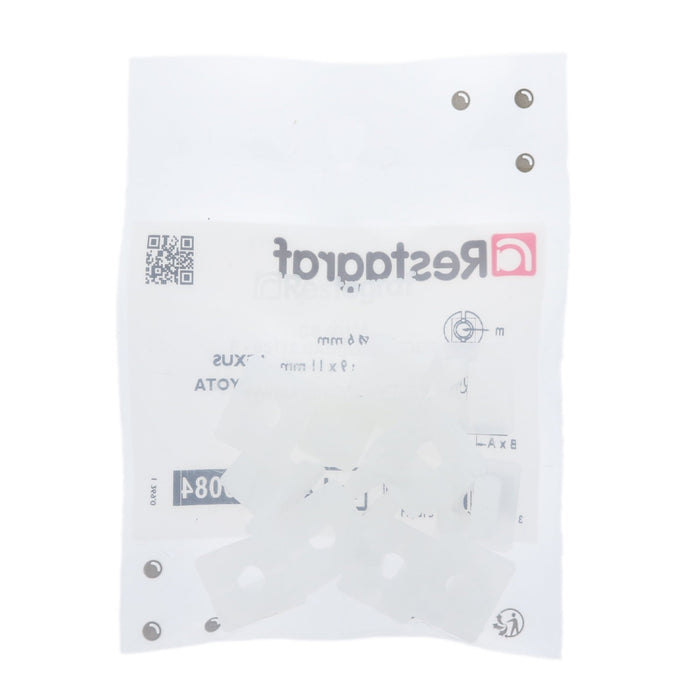 Restagraf - Plastic Nut Ø 6 mm Bumper (Pack of 12 Pieces) - Toyota 9018906237 / 90189 - 06237 - VehicleClips