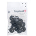 Restagraf - Plastic Nut Ø 6 mm Wheel Housing Cover (Pack of 12 Pieces) - Nissan 0155305131 / 01553 - 05131 - VehicleClips