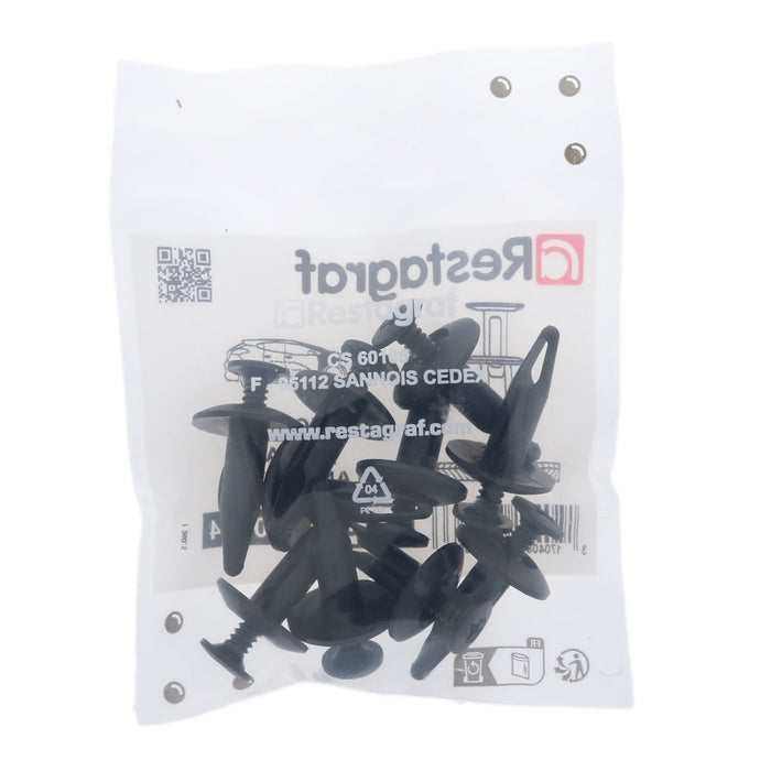 Restagraf - Plastic Rivet Ø 6,3 → 6,8 Mm (Pack of 10 Pieces) - Ford 4776106 - VehicleClips