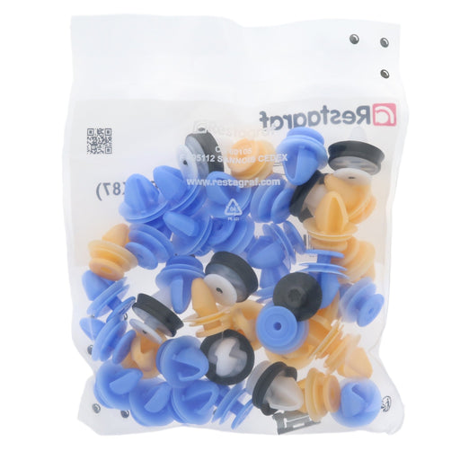 Restagraf Side Moulding Trims Fixings & Fasteners- Fitting Kit, Captur (04.2013 → 11.2019) , Renault 764198011R, 76 41 980 11R - VehicleClips