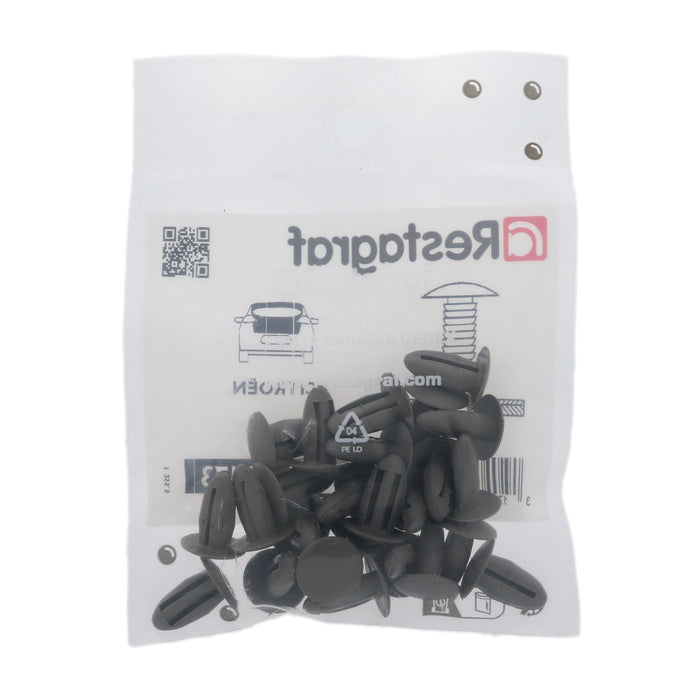 Restagraf - Trim Clip Ø 6,2 Mm Tailgate Trim (Pack of 25 Pieces) - Citroen 8748Q5 - VehicleClips