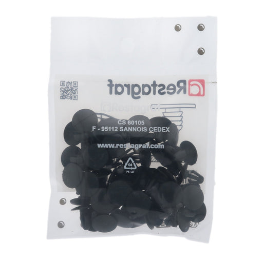 Restagraf - Weatherstrip Clip Ø 4,7mm Door And Bonnet Anti - Dust (Pack of 50 Pieces) - Peugeot 6999T4 - VehicleClips