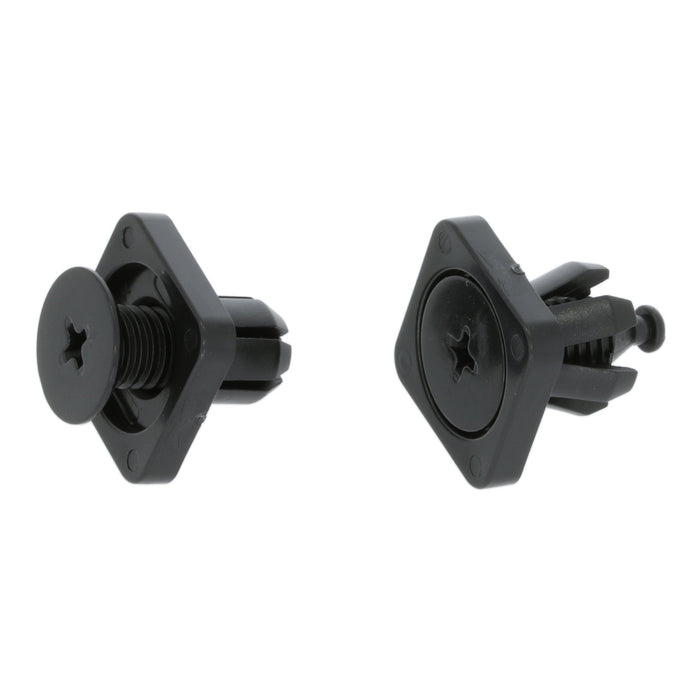 Screw Fit Plastic Clip, 10mm Hole, Square Collar, Honda 91514TG1T01, 91514 - TG1 - T01 - VehicleClips