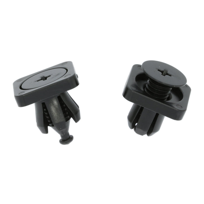 Screw Fit Plastic Clip, 10mm Hole, Square Collar, Honda 91514TG1T01, 91514 - TG1 - T01 - VehicleClips