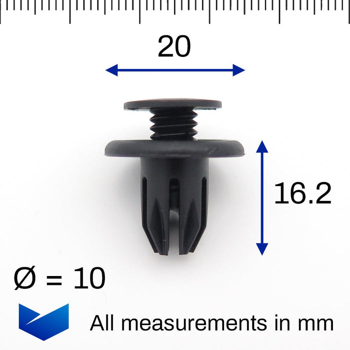 Screw Fit Plastic Fasteners - BMW 07130702966 - VehicleClips