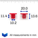 Screw Grommet For Undertrays & Shields & Splashguards, Polestar 30683256 - VehicleClips