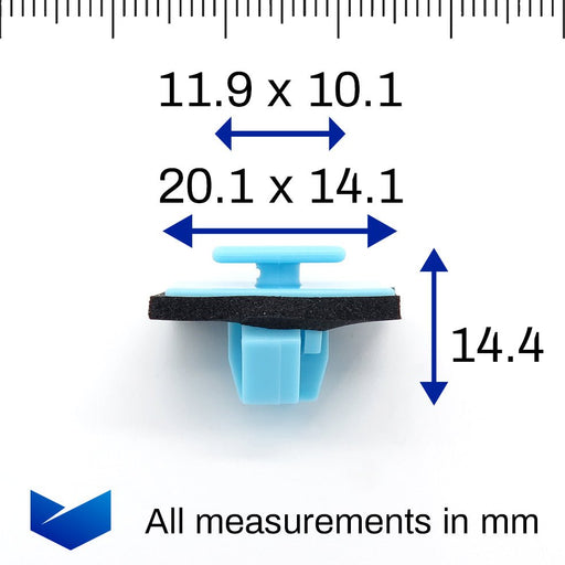 Side Moulding and Sill Trim Fastener Clips - Hyundai 87756 - 1F000 - VehicleClips