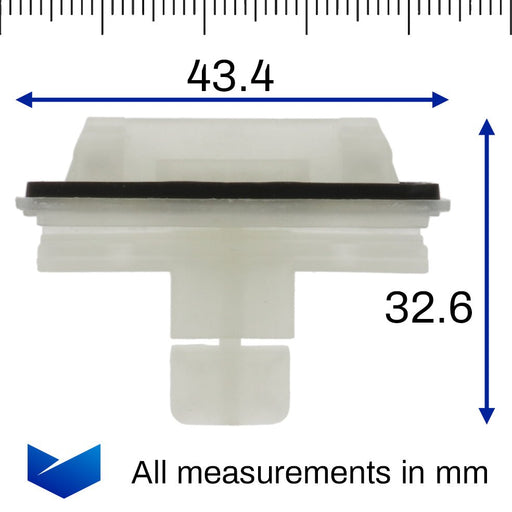 Side Skirt Sill Cover Clips, Mercedes A0009914371, A 000 991 43 71 - VehicleClips