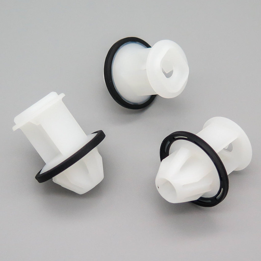 20x Seiten Leisten Clips Befestigung Klips Halter Tür Clip Weiß
